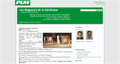 Desktop Screenshot of lesblogueursdelagenetique.com